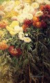 Chrysanthemen Garten in Petit Gennevilliers Impressionisten Gustave Caillebotte impressionistische Blumen